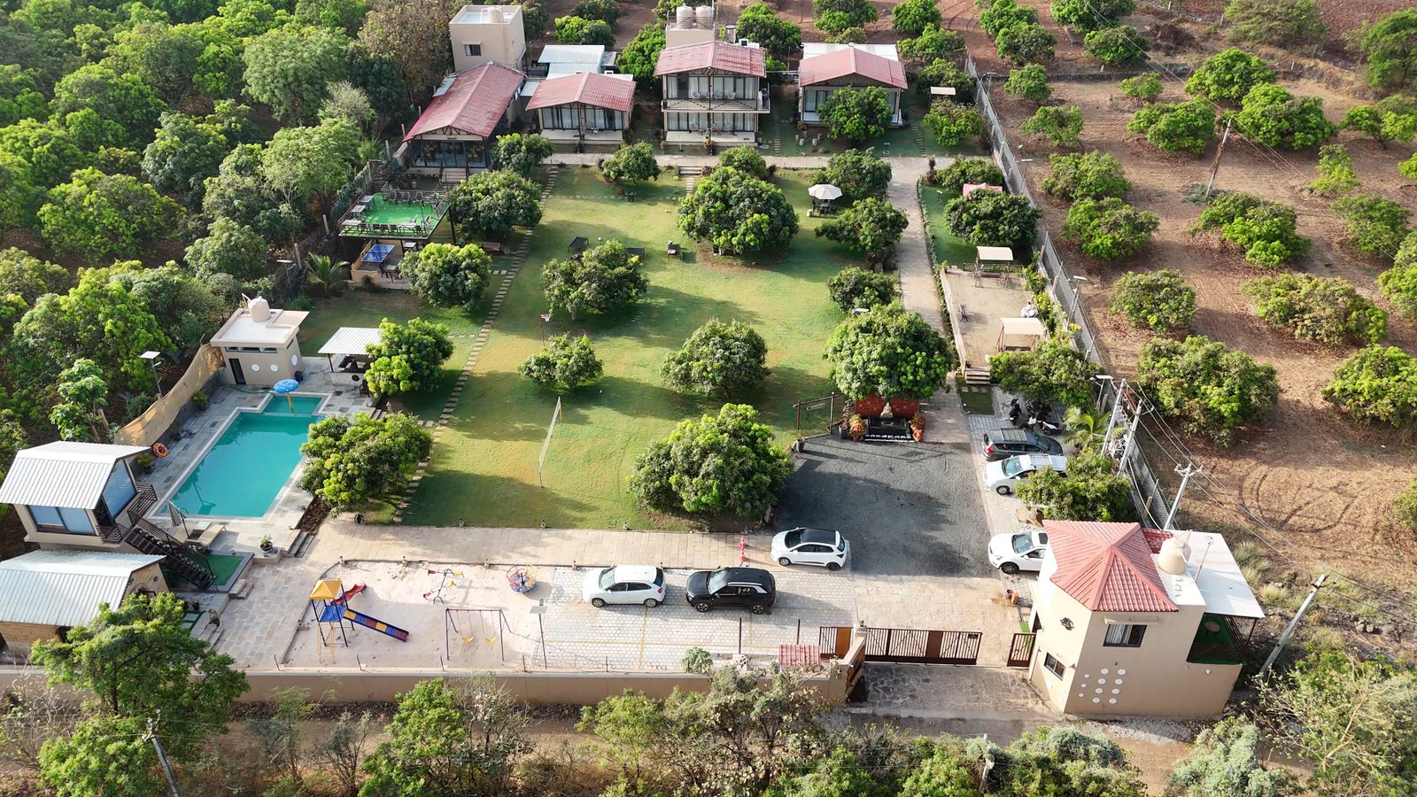 Resort aerial view