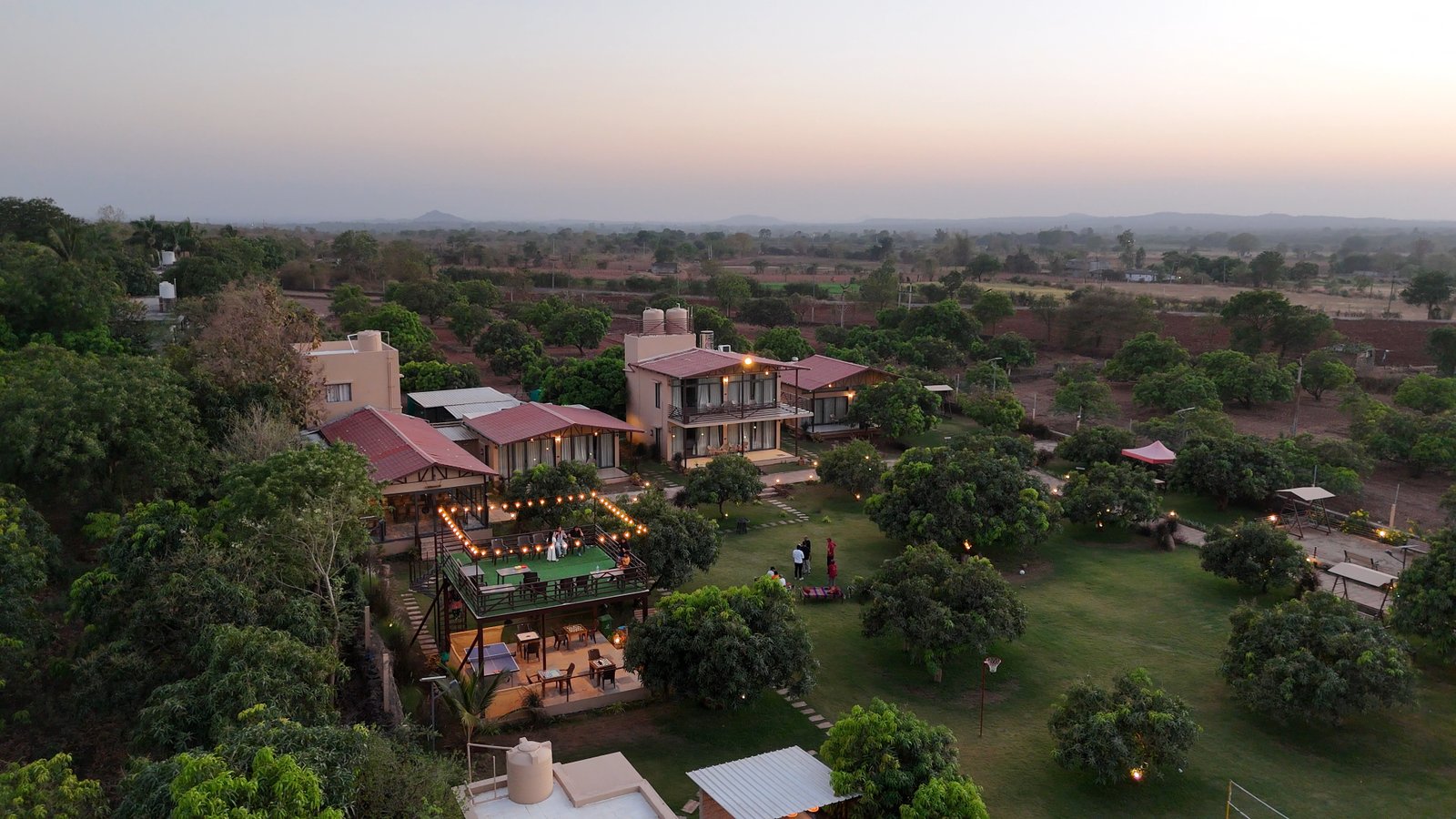 Aerial view of Rain Forest Gir Resort